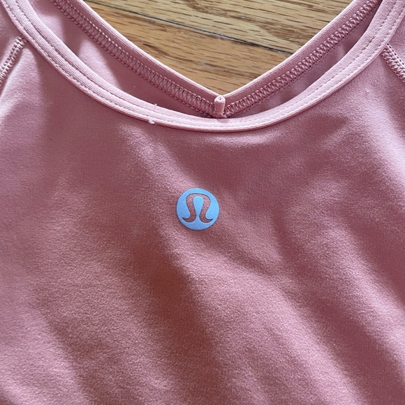 Lululemon Align Long Sleeve Shirt size 8 in a peachy pink like new - Picture 5 of 6